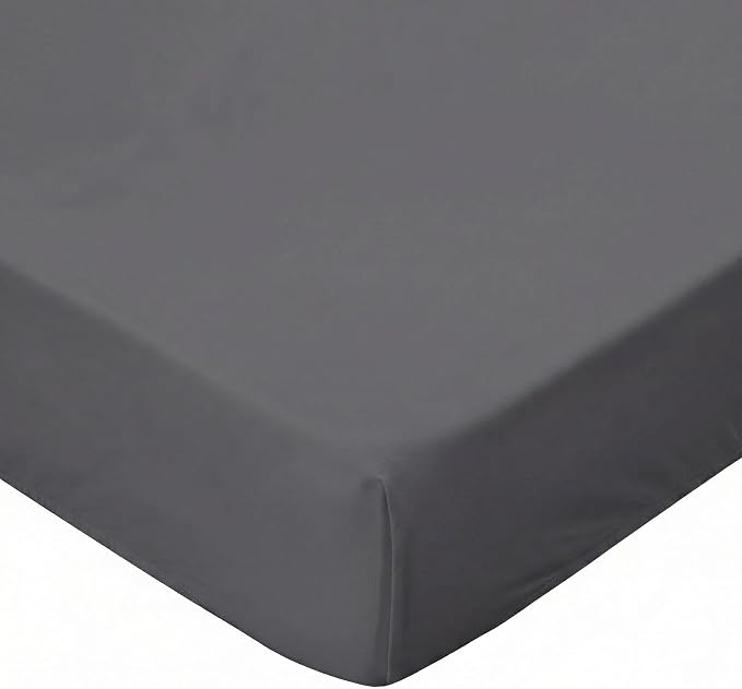 Stretchy Twin Fitted Sheet for 4 Inch Low Profile Mattress by ABSENK