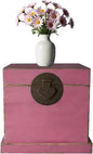Chinese Inspired Cabinets Distressed Petite Elmwood Chinese Ming Cabinet by Unknown