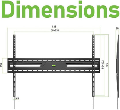 Ultra Slim Flush TV Wall Mount Bracket - Image 4