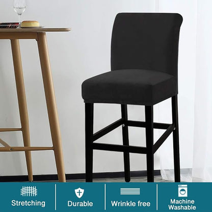 Turquoize Bar Stool Covers 4 Pack Bar Stool Covers - Image 2
