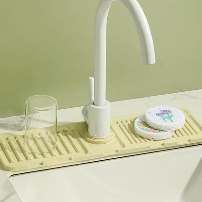 Faucet Mat for Kitchen Sink, 2024 Upgrade Faucet Guard Draining Mat Silicone - Image 6