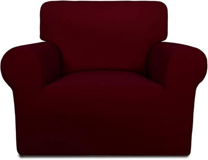 PureFit Super Stretch Chair Covers Fleece Couch Covers by PureFit