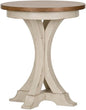 Liberty Furniture Industries Farmhouse Reimagined Round Chair Side Table by Unknown