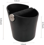 Coffee Knock Box, 4.8in Barista Style Espresso Grounds Knock Box with Removable Heavy-Duty Metal Knock Bar and Shock- Absorbent Durable and Non-Slip Base for Espresso Maker Accessories, Easy to Clean