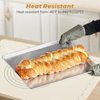 28" X 20" Dough Mat for Counter, Pastry Mats for Rolling Dough, Silicone Baking Mat with Measurements, Non Stick Silicone Pastry Mat, Kneading Counter Mat for Pastry, Bread, Cookies, Pizza