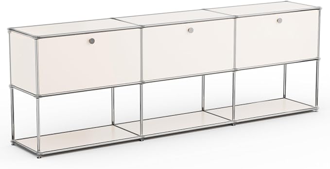 Modern Storage Cabinet Versatile Free-Standing Organizer - Image 4