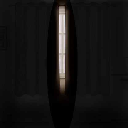 Chocolate Brown Blackout Curtains 52 x 63 Inch Length/Set of 2 Curtain - Image 3