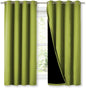 NICETOWN 100% Blackout Curtains 54 inches Long, Fresh Green, 1 Pair, 52 inches by NICETOWN