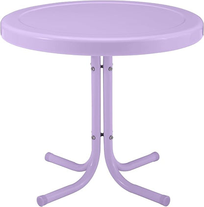 Crosley Furniture Griffith Weather Resistant Retro Metal Outdoor Side Table by CrosleyFurniture