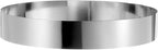 HARFINGTON Round Cake Ring 11 x 2 Inch Seamless Stainless Steel Pastry Mousse Dessert Ring Mirror Coating for Baking Cooking Making Tool