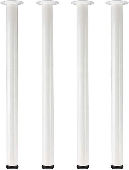 QLLY 29.5 inch / 75cm Adjustable Metal Desk Legs, Heavy Duty Furniture Table by QLLY