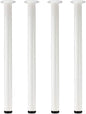 QLLY 29.5 inch / 75cm Adjustable Metal Desk Legs, Heavy Duty Furniture Table by QLLY