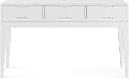 SIMPLIHOME Harper SOLID HARDWOOD 54 Inch Wide Mid Century Modern Console Sofa - Image 5