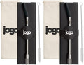 JoGo - Portable Coffee and Tea Brewing Straw - Reusable Coffee Maker Made of Stainless Steel with Single Serve Strainer - Filter Function for Hot and Cold Brew - Ideal for Coffee and Loose Leaf Teas