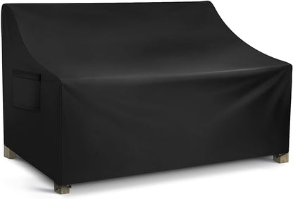 WLEAFJ Patio Sofa Cover Waterproof, 2-Seater Patio Loveseat Cover, Heavy Duty by WLEAFJ