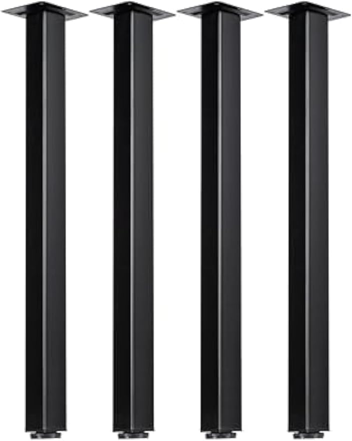 LCSDLHLSY Table Legs 32 inch, Adjustable Square Furniture Legs, by LCSDLHLSY