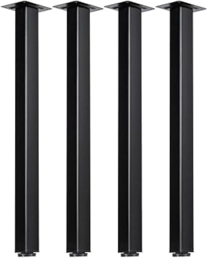 LCSDLHLSY Table Legs 32 inch, Adjustable Square Furniture Legs, by LCSDLHLSY