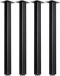LCSDLHLSY Table Legs 32 inch, Adjustable Square Furniture Legs, by LCSDLHLSY