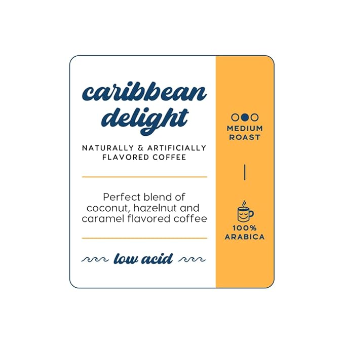Manatee Gourmet Coffee, Single Serve Pods for Keurig 2.0 K Cup Brewers, Medium Roast, Caribbean Delight, 80 ct