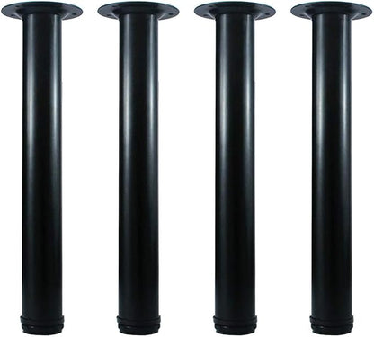 QLLY 16 Inch Adjustable Metal Coffee Table Legs, Heavy Duty Round Furniture Legs by QLLY