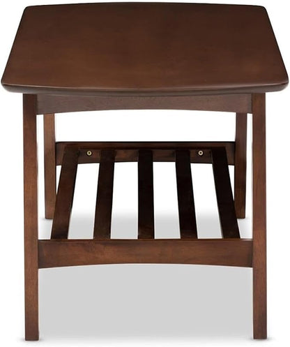 Baxton Studio Sacramento Mid-Century Modern Scandinavian Style Coffee Table - Image 4