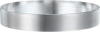 HARFINGTON Round Cake Ring 4.72 x 1 Inch Seamless Stainless Steel Pastry Mousse Dessert Ring Mirror Coating for Baking Cooking English Muffins Crumpet Making Tool