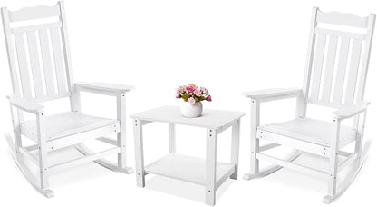 Stoog All-Weather Patio Rocking Chairs Set of 2 by Stoog