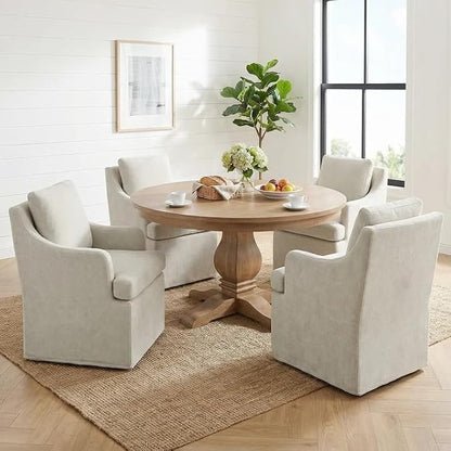VKNOW Upholstered Dining Chairs Set of 6, Modern Kitchen Chairs Dinner Chairs - Image 7