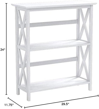 Casual Home Montego 3-Shelf Bookcase - Image 12