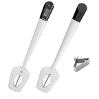 Efeng Digital Meat Thermometer Candy Thermometer Spatula Thermometerwith Pot Clip & 9" Probe – Fast Instant Read Digital Food Thermometer for Candy Chocolate Jam Meat, BPA Free Silicon Frying