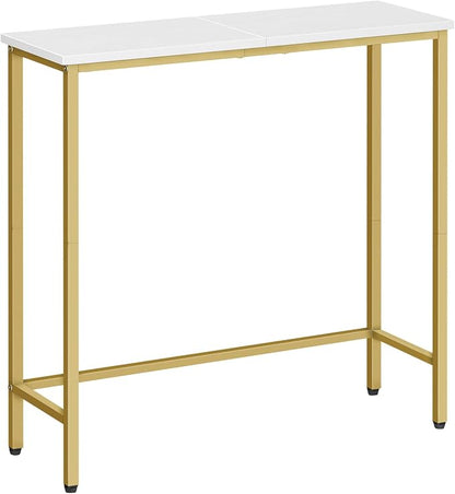 HOOBRO Narrow Console Table, 29.5" Small Entryway Table, Thin Sofa Table by HOOBRO