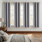 ChrisDowa Blackout Curtains for Bedroom 4 Panels Set, Light Grey, 42 x 63 by ChrisDowa