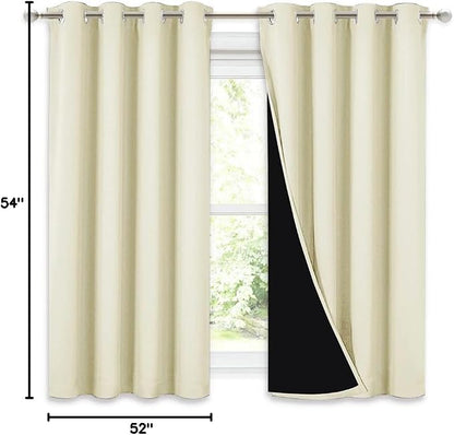 NICETOWN Cold Blocking Curtains, Bedroom Full Blackout Curtain Panels, Great Job - Image 8