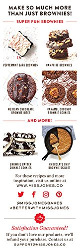 Miss Jones Baking Organic Fudge Brownie Mix, Non-GMO, Vegan-Friendly: Rich Cocoa (Pack of 3)
