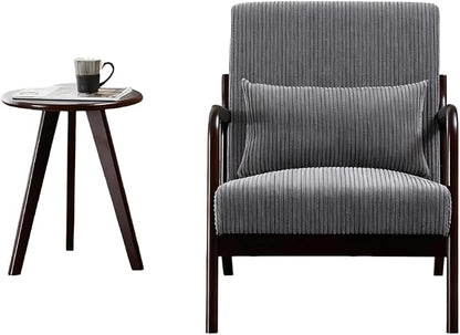 Mid-Century Modern Accent Chair and Coffee Table Set, Vintage Leisure Chair - Image 8
