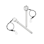 UXCELL 1 Pcs Quick Release Pin, 3/8" x 4" (Dia. x L), Stainless Steel, Silver
