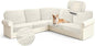 Arfntevss Velvet Corner Sectional Couch Covers Slipcovers L Shape Couch Cushion by Arfntevss
