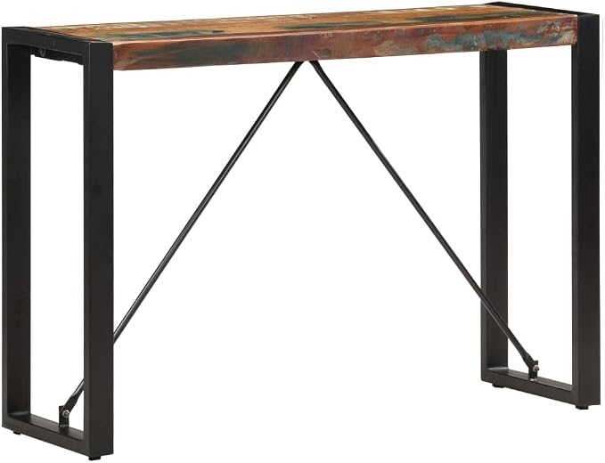 Console Table 43.3"x13.8"x29.9" Solid Reclaimed Wood, End Tables, Accent Tables - Image 7