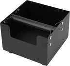 Espresso Knock Box, Stainless Steel Coffee Bag Container, With Steel Bracket And Noise Reducing Rubber Ring (M)