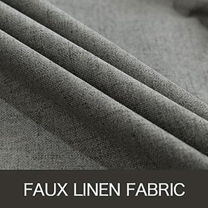 MIULEE 100% Blackout Linen Curtains - Image 5
