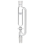 Labasics 50 ml Pressure Equalizing Addition Funnel, Borosilicate Glass Dropping Funnel 24/40 Joint with PTFE Stopcock for Laboratory