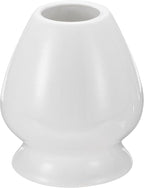 HARFINGTON Ceramic Chasen Stand 72mm Matcha Whisk Holder Teas Set Whisks Stand Traditional Matcha Tea Chasen Holder Tea Set Accessories for Tea Tasting, White