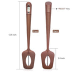 Efeng Candy Spatula with Thermometer Built in and Pot Clip – Fast Instant Read Digital Spatula Thermometer for Candy Making,Chocolate,jams,syrups with BPA Free Silicon Spatula
