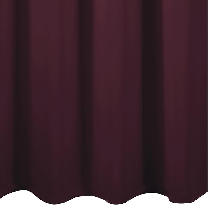 Burgundy Blackout Curtains 38 x 54 Inch Length/Set of 2 Curtain Panels/Thermal - Image 9
