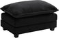 Ihanherry Ottoman for Modular Sectional Cloud Couch, Chenille Deep Seat Sofa by iHanHerry