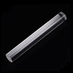 HARFINGTON Acrylic Clay Roller 8 Inch x 1 Inch Solid Non-Stick Plastic Round Tube Roller Polymer Clay Rod Fondant Rolling Pin for Shaping, Sculpting, Modeling DIY Crafts, Transparent