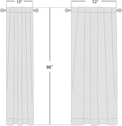 NICETOWN 100% Blackout Linen Curtains - Image 9