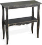 Sunny Designs Marina Black Sand Wood and Veneers Side Table by Sunny+Designs