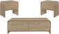 New Classic Furniture Mara 3-Piece Wood Coffee Table & 2 End Tables Set by NewClassicFurniture