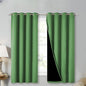 NICETOWN 100% Blackout Curtains 54 inches Long, Forest Green, 1 Pair, 52 inches by NICETOWN